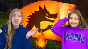 کارتون آملیا و آولینا - ماجراجویی کمپینگ در چادر