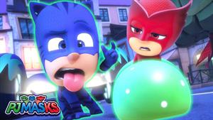 کارتون پی جی ماسک ها _ حمله اسلایم سمی