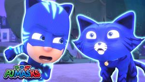 کارتون پی جی ماسک ها _ تبدیل شدن به گربه