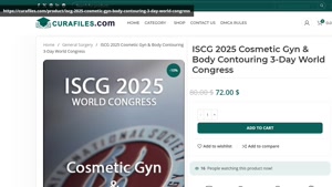 ISCG 2025 Cosmetic Gyn & Body Contouring 3-Day World Congres