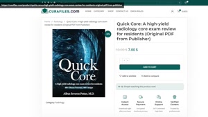 Quick Core: A high-yield radiology core exam review for resi