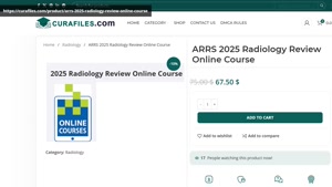ARRS 2025 Radiology Review Online Course
