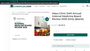 Mayo Clinic 34th Annual Internal Medicine Board Review 2025 