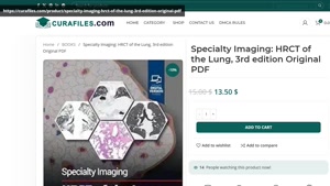 Specialty Imaging: HRCT of the Lung, 3rd edition Original PD