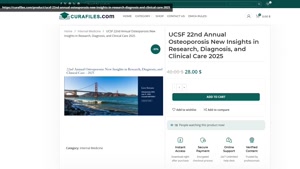 UCSF 22nd Annual Osteoporosis New Insights in Research, Diag
