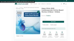 Mayo Clinic 2025 Cardiovascular Online Board Review (Videos 