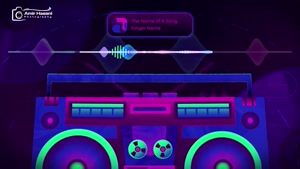 دانلود قالب افتر افکت ویژوالایزر نئونی موزیک