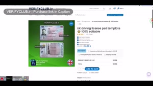 UK Driving License-Style PSD Template | Graphic Design & Lea