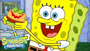 کارتون باب اسفنجی _ شیطنت‌های باب اسفنجی با غذا