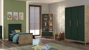 اتاق کودک و نوجوان با سرویس خواب پارلا | معرفی کامل ست