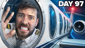 ۱۰۰ روز در یک جت شخصی گیر افتاده‌اید، زنده بمانید