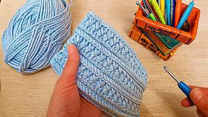 الگوهای قلاب‌بافی آسان برای مبتدیان_ ۴ کوک ساده برای کیف و .