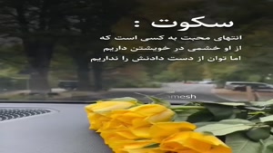 انتهای محبت اینه/کلیپ سنگین تیکه دار