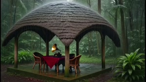 موسیقی بی‌کلام و احساسی ایرانی - حس باران و آرامش زیر آلاچیق