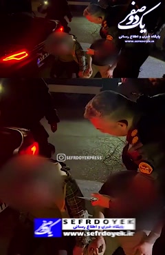 سرهنگ محمد بزرگی در تبریز به سراغ اراذل اوباش چاقو کش رفت