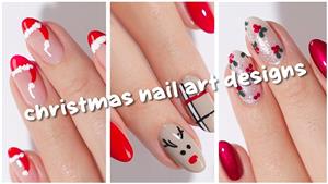 شیک‌ترین طرح‌های ناخن کریسمس مینیمال برای زمستان