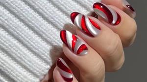 طراحی ناخن برای کریسمس / دیزاین ناخن یلدا 1404