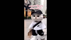 کلیپ بچگانه / کلیپ گربه / آهنگ گربه آوازه خوان / کودک