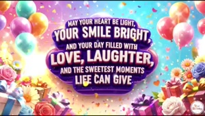 کلیپ آهنگ تولد 16 آذر / ترانه تولد / کلیپ تبریک تولدت مبارک