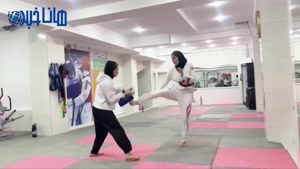 تکواندوکار زن و توانای سقزی 