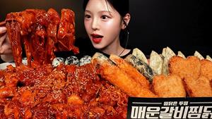 اسمر فود _ چالش خوردن مرغ و دنده کبابی تند