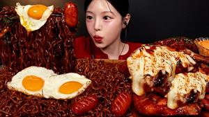 اسمر فود _ چالش خوردن مرغ باربیکیو