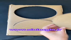 کاردستی ساعت رومیزی