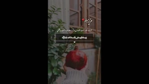 کلیپ پیشاپیش شب یلدا مبارک / کلیپ خاص یلدا