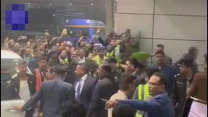 استقبال مردم هند تو‌ فرودگاه از لیونل‌‌مسی‌