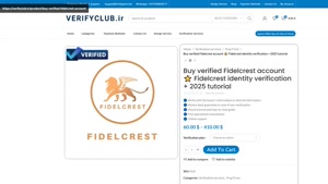 Buy verified Fidelcrest account ⭐️ Fidelcrest identity verif