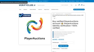 Buy verified PlayerAuctions account ⭐️ PlayerAuctions identi
