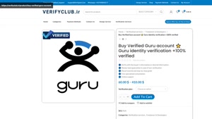 Buy Verified Guru account ⭐️ Guru identity verification +100