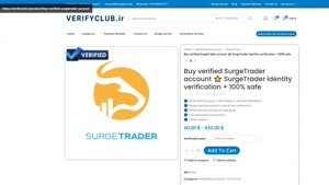 Buy verified SurgeTrader account ⭐️ SurgeTrader identity ver