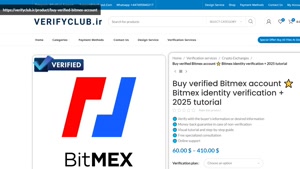 Buy verified Bitmex account ⭐️ Bitmex identity verification 