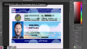 Download Thailand Driver’s License Photoshop Template – Hig