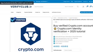 Buy verified Crypto.com account ⭐️ Crypto.com identity verif
