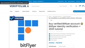 Buy verified Bitflyer account ⭐️ Bitflyer identity verificat