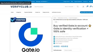 Buy verified Gate.io account ⭐️ Gate.io identity verificatio