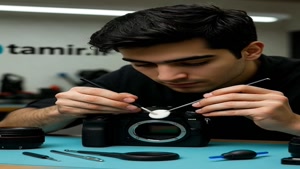 پاک سازی سنسور و سرویس کامل بدنه دوربین عکاسی و فیلمبرداری