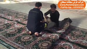 فرش سجاده ای جنس اکریلیک شرکت سبحان