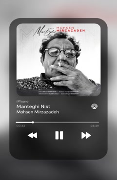 دانلود آهنگ منطقی نیست از محسن میرزازاده + همراه متن