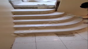 اجرای میکروسمنت کف قبل و بعد