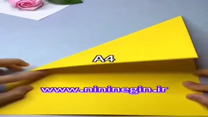 کاردستی پرنده با کاغذ رنگی