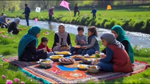 کلیپ تبریک سیزده بدر شاد