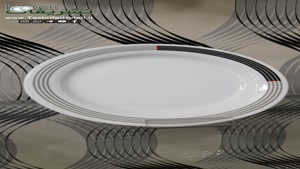 بشقاب سایز ۲۵ چینی زرین سری هتلی، آرایه وگاس