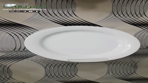 پیش دستی میوه خوری سفید چینی زرین مناسب هتل و رستوران