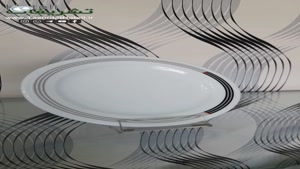 پیش دستی شیرینی خوری سفید چینی زرین باکیفیت عالی