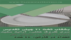 بشقاب پلو خوری کوچک هتلی چینی تقدیس مناسب چیدمان میز غذا