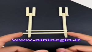 کاردستی چرخ و فلک با درب بطری