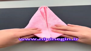 کاردستی خرگوش با حوله